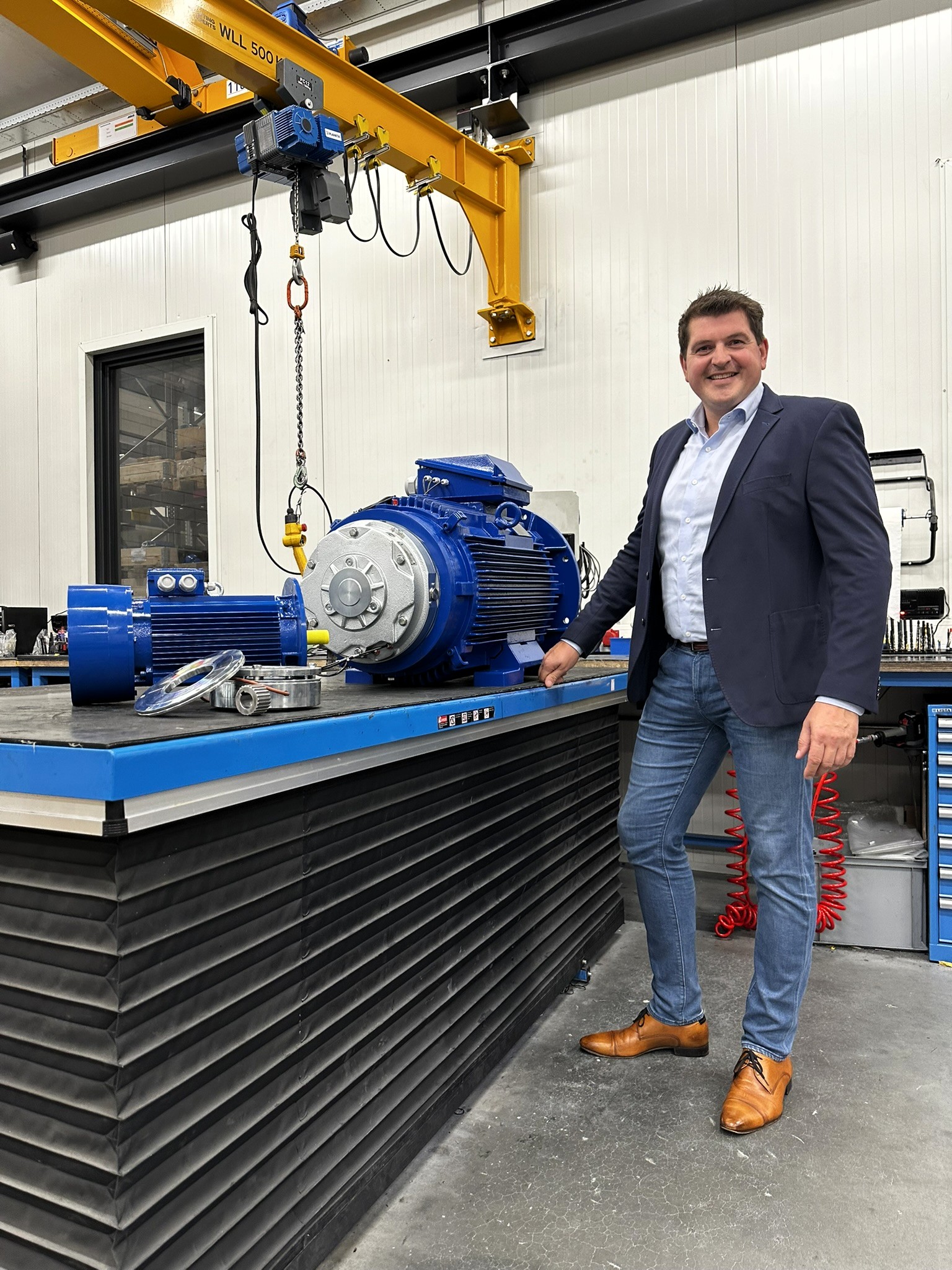 Remmotor op maat werkbank remhoed links FDX rechts rob 1744 recht 1